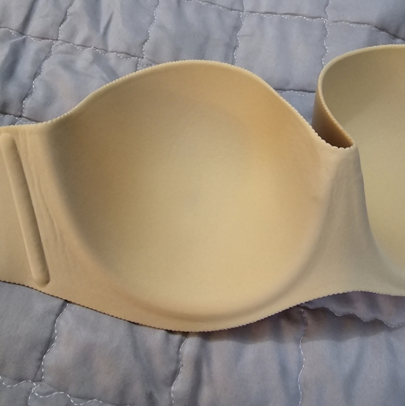 Felina Cream Strapless Bra Intimates Collection Smooth 34C - Picture 6 of 9